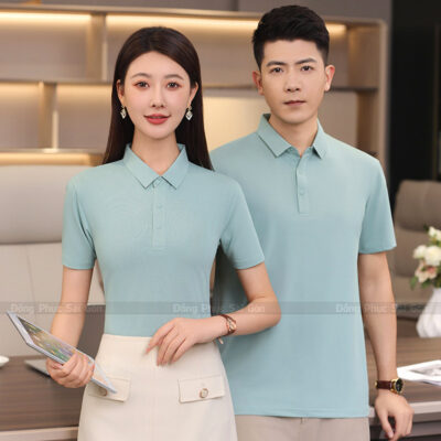 Mẫu áo polo đồng phục mới nhất