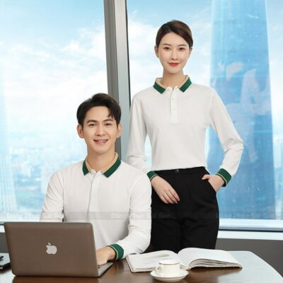 Mẫu áo thun đồng phục công ty đẹp và hiện đại