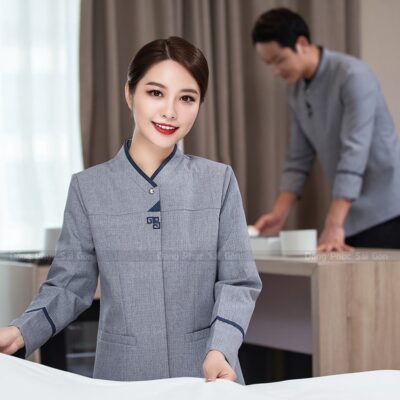Mẫu đồng phục nhân viên nhà hàng mới NH250033 4