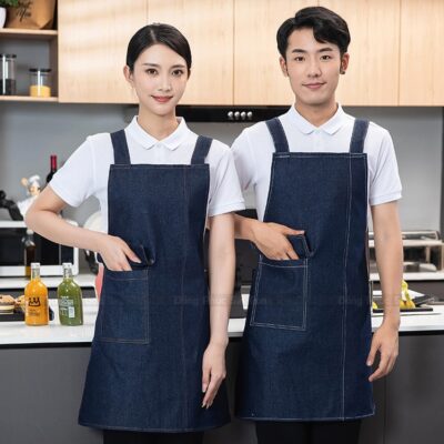 Mẫu tạp dề nhà hàng sang trọng 1