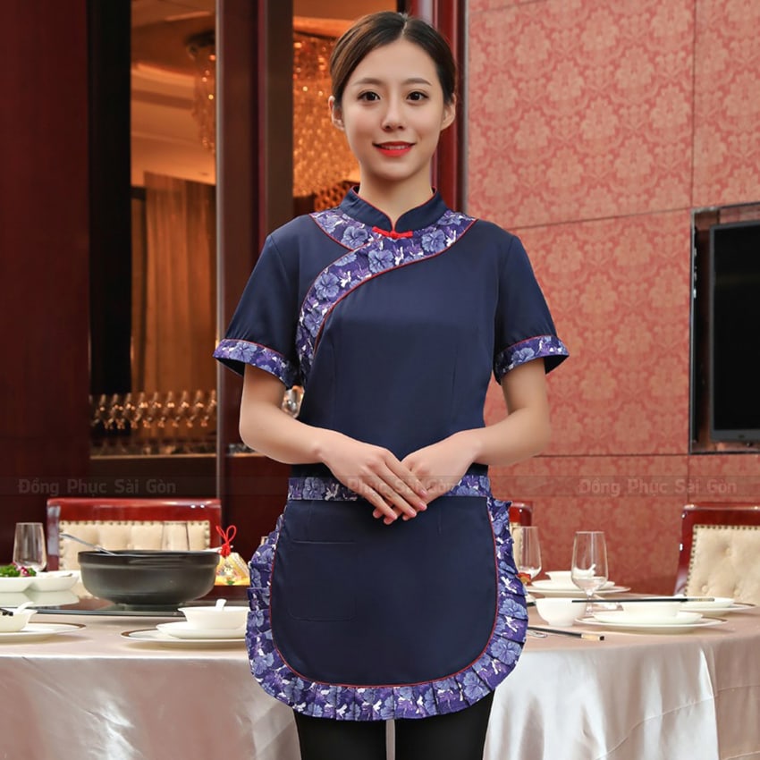 May áo đồng phục nhà hàng khách sạn cao cấp 1