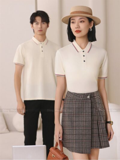 May áo thun đồng phục khách sạn sang trọng 2