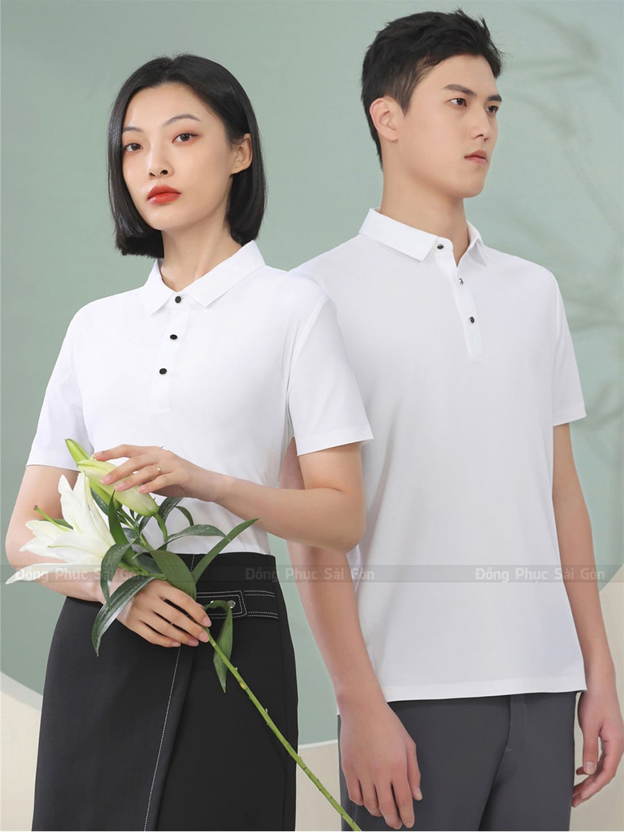 May đồng phục áo thun cá sấu bền đẹp 2