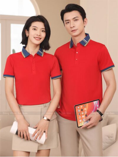 May đồng phục áo thun công sở thanh lịch 1