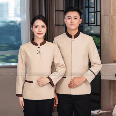 May đồng phục nhà hàng Buffet chuyên nghiệp 5