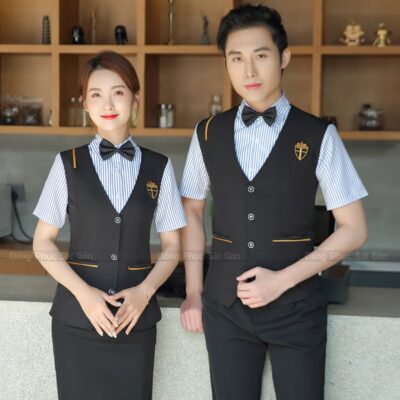 May đồng phục quán ăn đẹp và phong cách 1
