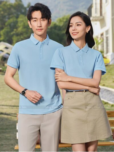 Xưởng gia công áo thun đồng phục công ty 1