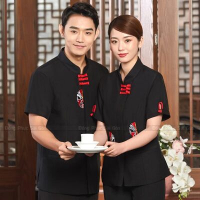 Xưởng may đồng phục nhà hàng đẹp và hiện đại 2