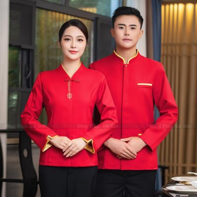 Xưởng may đồng phục nhà hàng mùa đông ấm áp NH250121 2