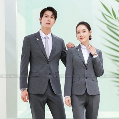 Áo đồng phục công sở thu đông 2