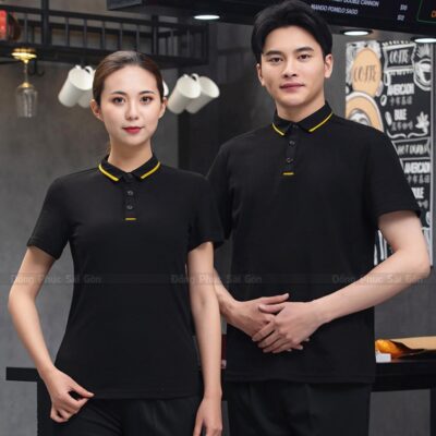 Áo đồng phục quán cà phê hiện đại 1