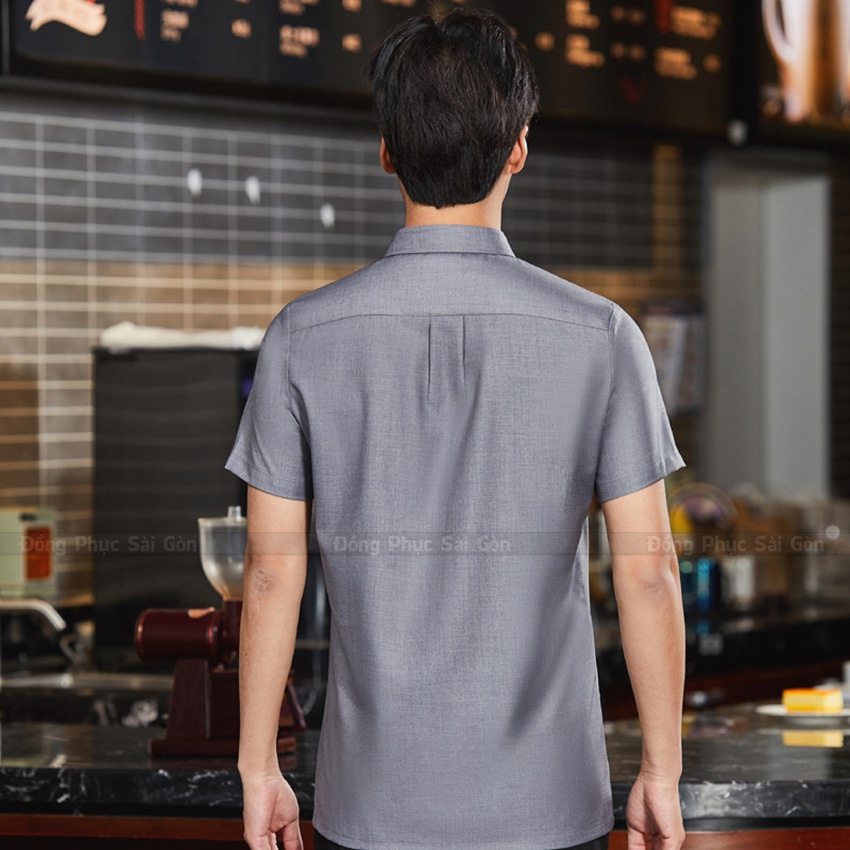 Áo đồng phục quán cà phê hiện đại 3