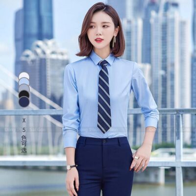 Áo đồng phục sơ mi nữ 1