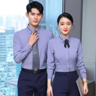 Áo sơ mi đồng phục số lượng ít 5