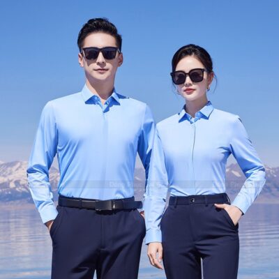 Áo sơ mi đồng phục văn phòng SM250037 4