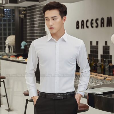 Áo sơ mi nam đồng phục có hàng sẵn 1