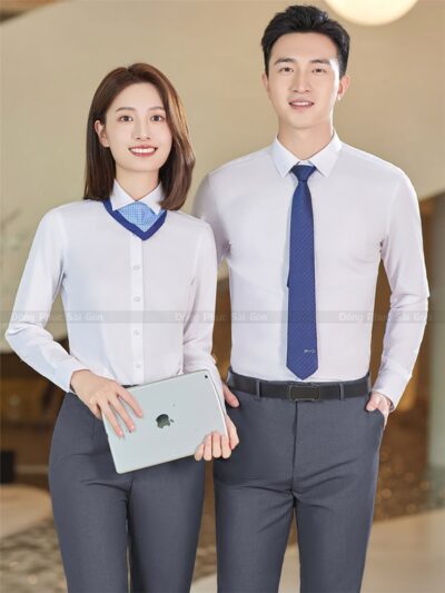 Áo sơ mi trắng đồng phục SM250099 1