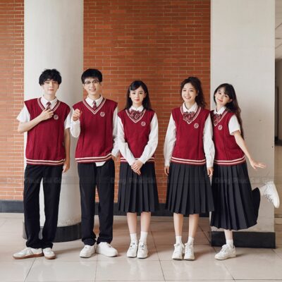 Áo vest đồng phục học sinh mẫu mới 1