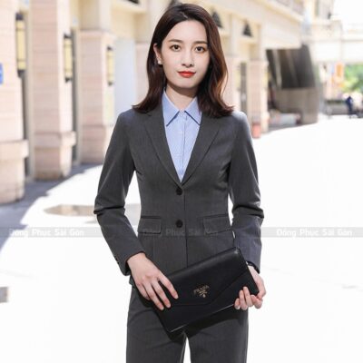 Áo vest đồng phục nữ rẻ HCM 1