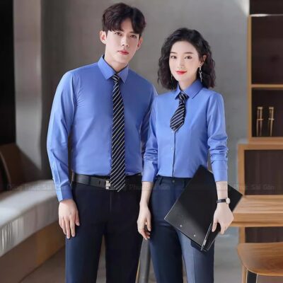 Các mẫu áo sơ mi đồng phục đẹp 1