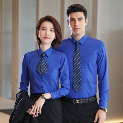 Các mẫu đồng phục sơ mi mới nhất 1
