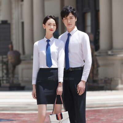 Chuyên may đồng phục công sở theo yêu cầu 3