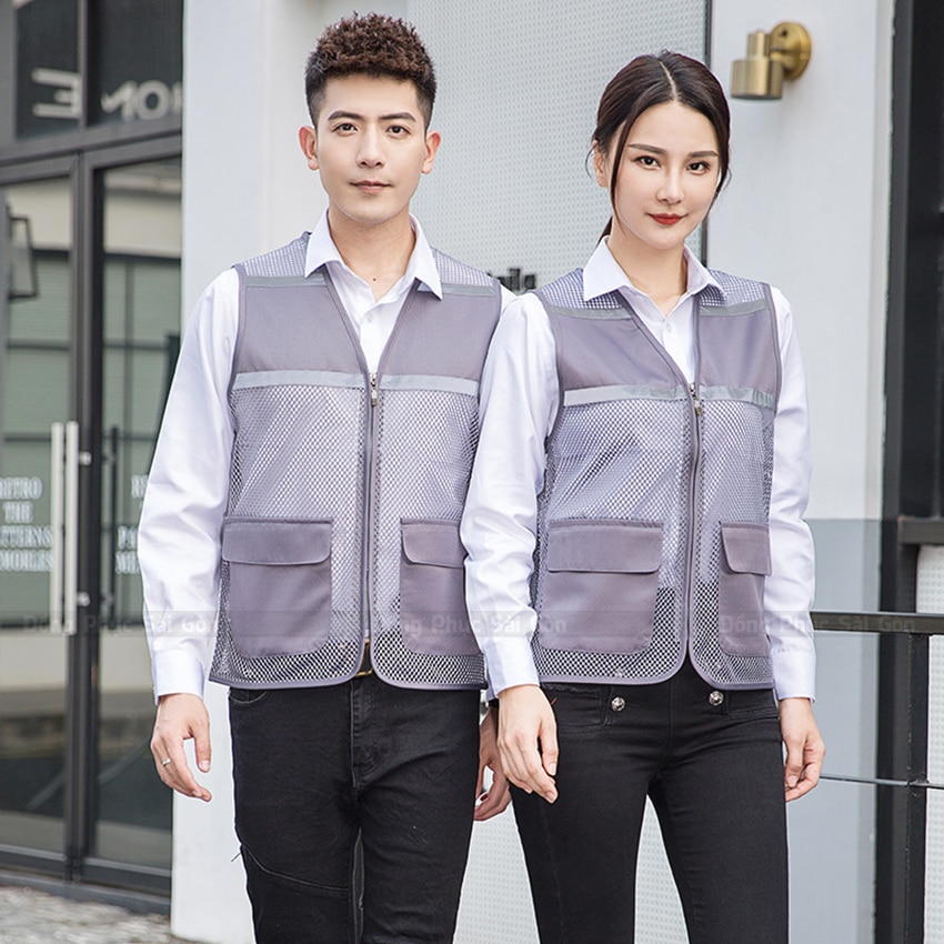 cung cấp áo khoác gile đồng phục bảo hộ lao động chuyên nghiệp 5