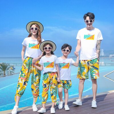 Cung cấp quần áo đi biển đồng phục 2