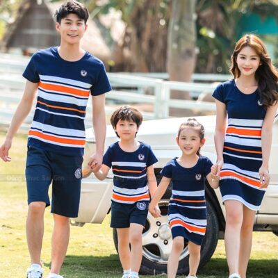 Đặt đồng phục gia đình thun đẹp theo yêu cầu