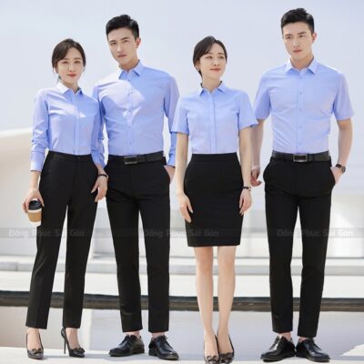 Dịch vụ may gia công đồng phục công sở chuyên nghiệp 3