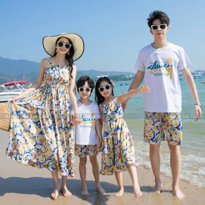 Đồng phục áo phông đi biển đẹp 4