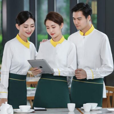 Đồng phục cafe đẹp và sang trọng 1