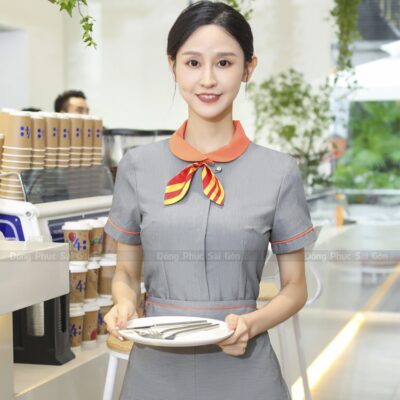 Đồng phục cafe may sẵn và nhanh chóng 1