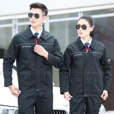 đồng phục công nhân có khóa kéo 2