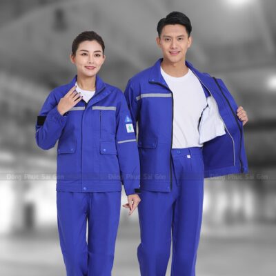 Đồng phục công nhân có logo riêng 4