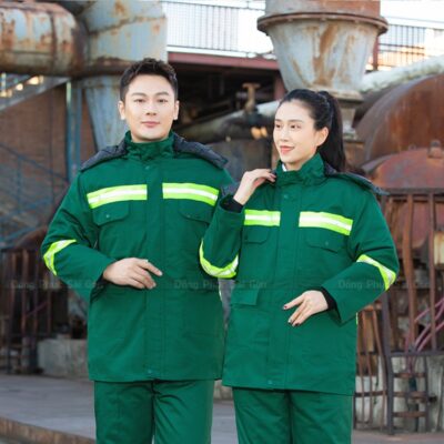 đồng phục công nhân dễ dàng giặt máy 1