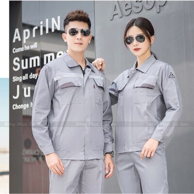 Đồng phục công nhân giữ form lâu dài 1