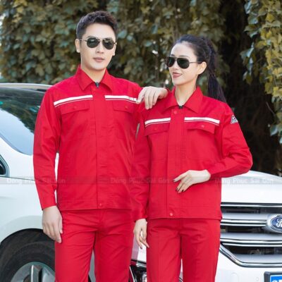 đồng phục công nhân không bám bẩn dễ giặt 3