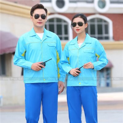 đồng phục công nhân mỏng nhẹ thoải mái 3