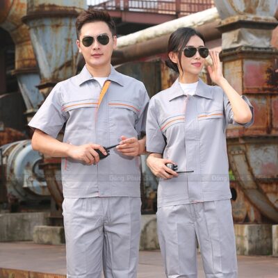 Đồng phục công nhân thoải mái khi di chuyển 1