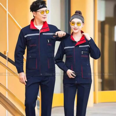 Đồng phục công nhân thoáng mát 4
