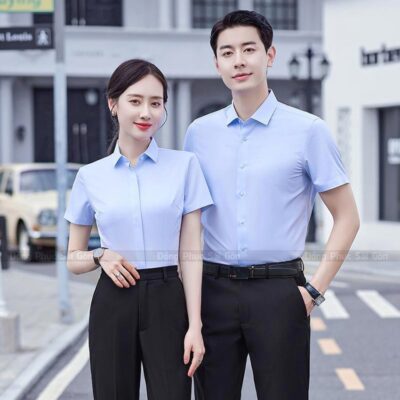 Đồng phục công sở cá nhân hóa logo 1