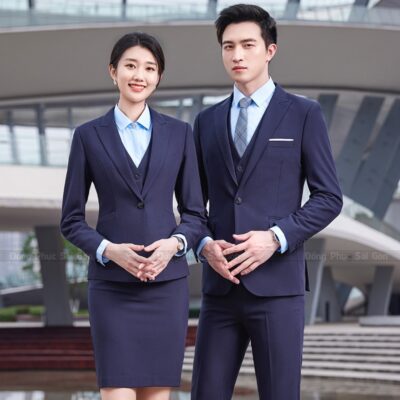 Đồng phục công sở co giãn tốt 1