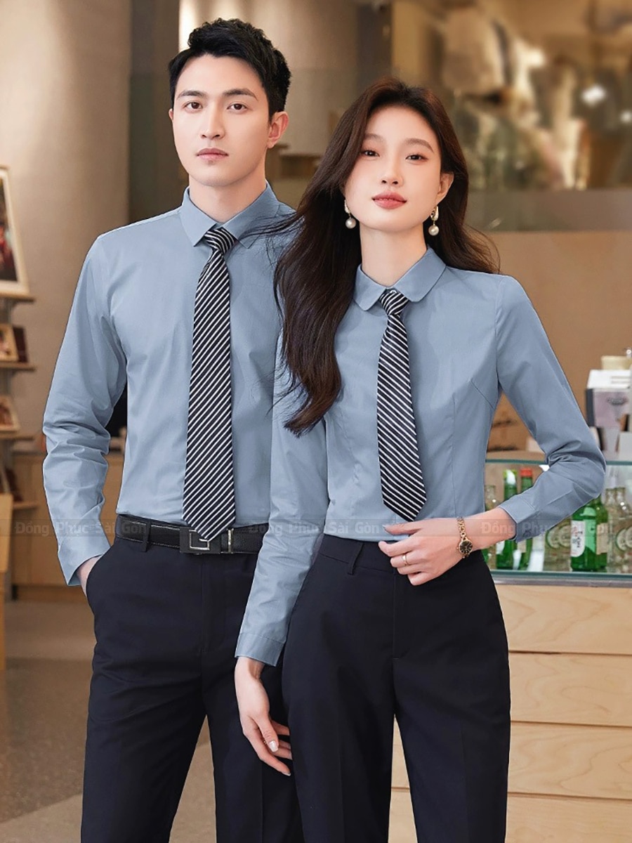 Đồng phục công sở giá cả hợp lý 1
