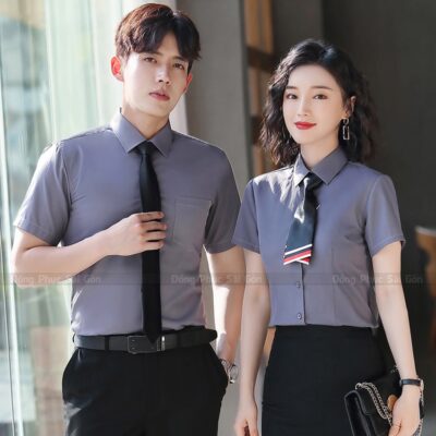 Đồng phục công sở logo công ty 1