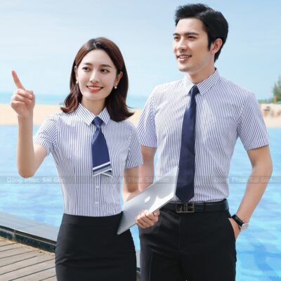 Đồng phục công sở vải co giãn 2