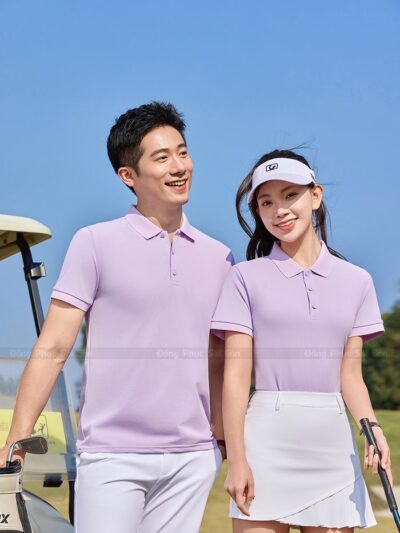 Đồng phục công ty màu hồng cá tính