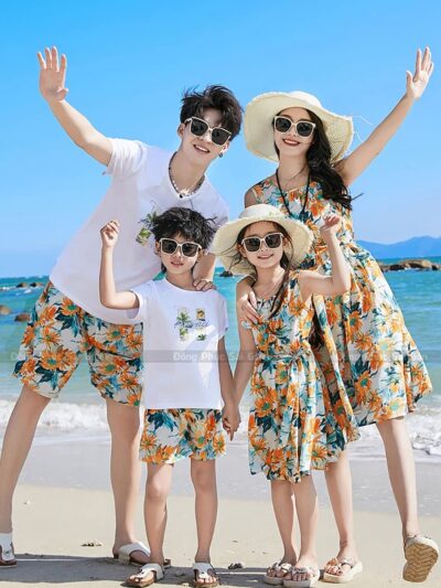 Đồng phục đi biển cho gia đình 1