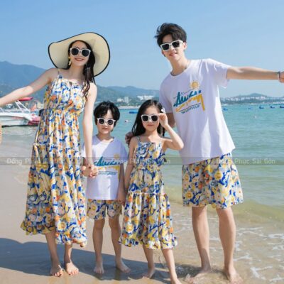 Đồng phục đi chơi biển thoải mái 2