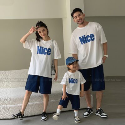 Đồng phục gia đình Hàn Quốc thời trang